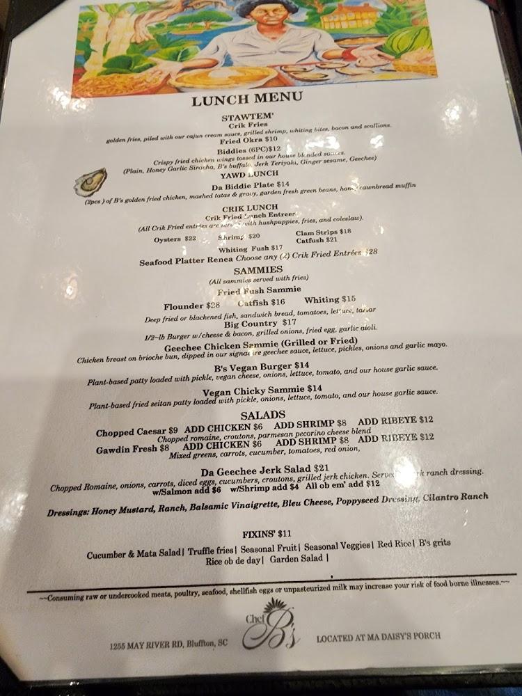 Ma Daisy's Porch Menu image 2